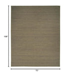 Nourison Washable Essentials Modern Green 6' x 9' Area Rug, Non Shedding, Bed Room, Living Room, Dining Room, Kitchen (6x9)