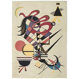 Nourison Modern Art Balsa 4' x 6' Area-Rug, Easy-Cleaning, Non Shedding, Bed Room, Living Room, Dining Room, Kitchen (4x6)