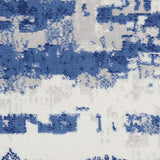 Nourison Whimsicle Artistic Ivory Navy 2' x 3' Area Rug, Easy Cleaning, Non Shedding, Bed Room, Living Room, Dining Room, Kitchen (2x3)