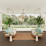 Nourison Essentials Indoor/Outdoor Rust 12' x 15' Area Rug, Easy Cleaning, Non Shedding, Bed Room, Living Room, Dining Room, Backyard, Deck, Patio (12x15)