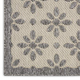 Nourison Palamos Indoor-Outdoor Cream 7'10" x 9'10" Area Rug, Easy Cleaning, Non Shedding, Bed Room, Living Room, Dining Room, Backyard, Deck, Patio (8x10)