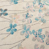 Nourison Tranquil Floral Ivory 6' x 9' Area -Rug, Easy -Cleaning, Non Shedding, Bed Room, Living Room, Dining Room, Kitchen (6x9)