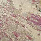 Nourison Celestial Modern Abstract Ivory/Pink 9' x 12' Area Rug, Easy Cleaning, Non Shedding, Bed Room, Living Room, Dining Room, Kitchen (9x12)