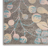 Nourison Tranquil Nature Grey/Beige 6' x 9' Area -rug, Easy -cleaning, Non Shedding, Bed Room, Living Room, Dining Room, Kitchen (6x9)