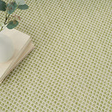 Nourison Courtyard Indoor/Outdoor Ivory Green 7' x 10' Area Rug, Geometric, Easy Cleaning, Non Shedding, Bed Room, Living Room, Dining Room, Deck, Patio, Backyard (7x10)