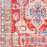 Nourison Fulton Medallion Red 2' x 3' Area -Rug, Easy -Cleaning, Non Shedding, Bed Room, Living Room, Dining Room, Kitchen (2x3)
