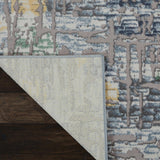 Nourison Urban Chic Eclectic Grey/Multicolor 9' x 12' Area Rug, Easy Clean, Non Shedding, Bed Room, Living Room, Dining Room, Kitchen (9x12)