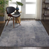 Nourison Rustic Textures Rustic Grey 3'11" x 5'11" Area -Rug, Easy -Cleaning, Non Shedding, Bed Room, Living Room, Dining Room, Kitchen (4x6)