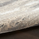 Nourison Eco-Friendly Modern Abstract Ivory Multicolor 6' x 9' Area Rug, Easy Clean, Non-Shedding, Bed Room, Living Room, Dining Room, Kitchen (6x9)