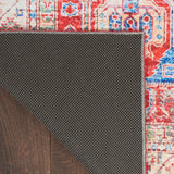 Nourison Fulton Medallion Red 2' x 3' Area -Rug, Easy -Cleaning, Non Shedding, Bed Room, Living Room, Dining Room, Kitchen (2x3)