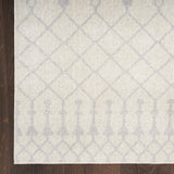 Nourison Astra Machine Washable Moroccan Ivory 6'7" x 9' Area Rug, Easy Clean, Non Shedding, Bed Room, Living Room, Dining Room, Kitchen (7x9)