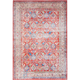 Nourison Fulton Medallion Red 2' x 3' Area -Rug, Easy -Cleaning, Non Shedding, Bed Room, Living Room, Dining Room, Kitchen (2x3)