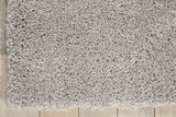 Nourison Malibu Shag Solid Silver Grey 5'3" x 7'3" Area -Rug, Easy -Cleaning, Non Shedding, Bed Room, Living Room, Dining Room, Kitchen (5x7)