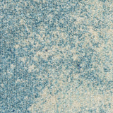 Nourison Passion Navy/Light Blue 6'7'' x 9'6'' Area-Rug, Modern, Abstract, Easy-Cleaning, Non Shedding, Bed Room, Living Room, Dining Room, Kitchen, (7' x 10')