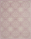Nourison Jubilant 8' x 10' Pink Fabric Farmhouse Area Rug (8' x 10')