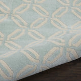 Nourison Jubilant Trellis Green 2' x 4' Area -Rug, Easy -Cleaning, Non Shedding, Bed Room, Living Room, Dining Room, Kitchen (2x4)