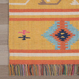 Nourison Baja Tribal Yellow 8' x 10' Area -Rug, Easy -Cleaning, Non Shedding, Bed Room, Living Room, Dining Room, Kitchen (8x10)
