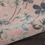 Nourison TRA04 Tranquil Bohemian Floral Pink Area Rug 8' X 10