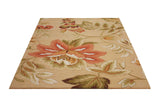 Nourison Fantasy Floral Beige 8' x 10'6" Area Rug, Easy Clean, Non Shedding, Bed Room, Living Room, Dining Room, Kitchen (8x10)