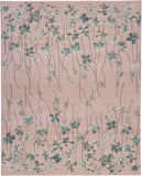 Nourison TRA04 Tranquil Bohemian Floral Pink Area Rug 8' X 10