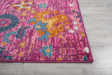 Nourison Passion Fuchsia 8' x 10' Area -Rug, Boho, Moroccan, Bed Room, Living Room, Dining Room, Kitchen, Easy -Cleaning, Non Shedding (8x10)