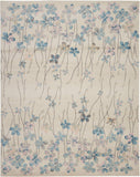 Nourison TRA04 Tranquil Bohemian Floral Ivory Area Rug 8' X 10'