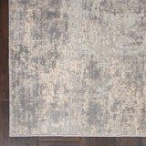 Nourison Rustic Textures Rustic Ivory/Silver 3'11" x 5'11" Area -Rug, Easy -Cleaning, Non Shedding, Bed Room, Living Room, Dining Room, Kitchen (4x6)