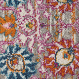 Nourison Passion Silver 8' x 10' Area Rug, Boho, Moroccan, Bed Room, Living Room, Dining Room, Kitchen, Easy Clean, Non Shedding (8x10)