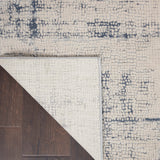 Nourison Rustic Textures Rustic Ivory/Blue 5'3" x 7'3" Area -Rug, Easy -Cleaning, Non Shedding, Bed Room, Living Room, Dining Room, Kitchen (5x7)