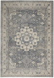 Nourison Concerto Traditional Grey/Ivory 5'3" x 7'3" Area -Rug, Easy -Cleaning, Non Shedding, Bed Room, Living Room, Dining Room, Kitchen (5x7)" }