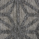 Nourison Palamos Indoor/Outdoor Dark Grey 8'10" x 11'10" Area Rug, Easy Cleaning, Non Shedding, Bed Room, Living Room, Dining Room, Backyard, Deck, Patio (9x12)
