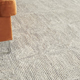 Nourison Vail Geometric Grey 7'9" x 9'9" Area -Rug, Easy -Cleaning, Non Shedding, Bed Room, Living Room, Dining Room, Kitchen (8x10)