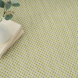 Nourison Courtyard Indoor/Outdoor Ivory Green 7' x 10' Area Rug, Geometric, Easy Cleaning, Non Shedding, Bed Room, Living Room, Dining Room, Deck, Patio, Backyard (7x10)