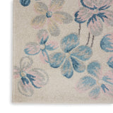 Nourison TRA04 Tranquil Bohemian Floral Ivory Area Rug 8' X 10'