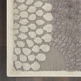 Nourison Graphic Illusions Mid-century Grey 6'7" x 9'6" Area -Rug, Easy -Cleaning, Non Shedding, Bed Room, Living Room, Dining Room, Kitchen (6x9)