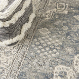 Nourison Concerto Traditional Grey/Ivory 5'3" x 7'3" Area -Rug, Easy -Cleaning, Non Shedding, Bed Room, Living Room, Dining Room, Kitchen (5x7)" }