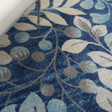 Nourison Home Tranquil TRA03, 6' x 9', Navy