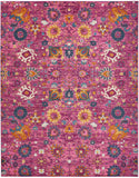 Nourison Passion Fuchsia 8' x 10' Area -Rug, Boho, Moroccan, Bed Room, Living Room, Dining Room, Kitchen, Easy -Cleaning, Non Shedding (8x10)