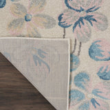 Nourison TRA04 Tranquil Bohemian Floral Ivory Area Rug 8' X 10'