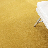 Nourison Essentials Indoor/Outdoor Yellow 8' x Round Area Rug, Easy Cleaning, Non Shedding, Bed Room, Living Room, Dining Room, Backyard, Deck, Patio (8 Round)