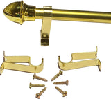 3/4-Inch Round Cafe Curtain Rod