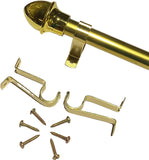 3/4-Inch Round Cafe Curtain Rod