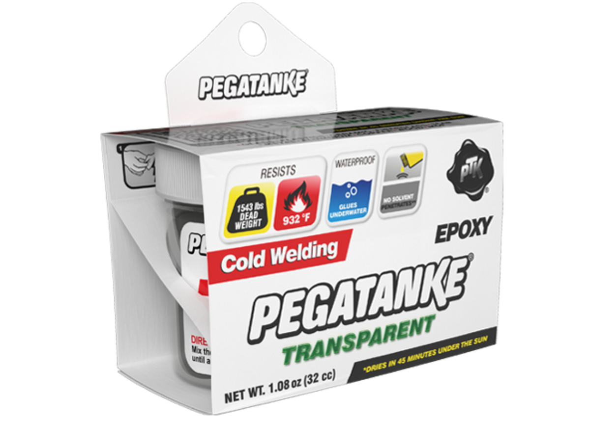 Pegatanke Epoxy Super Glue Transparent Kit - Cold Welding Pega Tanke G –  Mega Mar USA