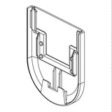 Coulisse Roller blind end cap metal M old - brass (RC3012-OB)