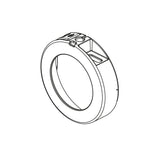 Coulisse Roller DC pullmotor cover - Dark Grey (RC3136-GR)