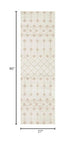 Nourison Grafix Farmhouse Ivory Beige 2'3" x 7'6" Area -Rug, Easy -Cleaning, Non Shedding, Bed Room, Living Room, Dining Room, Kitchen (2x8)