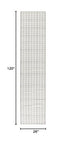 Nourison Washables Geometric Ivory 2'2" x 10' Area -Rug, Easy -Cleaning, Non Shedding, Bed Room, Living Room, Dining Room, Kitchen (2x10)