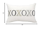 Mina Victory by Nourison Mina Victory E6303 White Decorative Pillow by Nourison, 12" X 18"