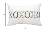 Mina Victory by Nourison Mina Victory E6303 White Decorative Pillow by Nourison, 12" X 18"
