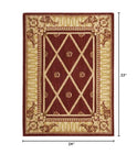 Nourison Ashton House Sienna Rectangle Area Rug, 2-Feet by 2-Feet 9-Inches (2' x 2'9")